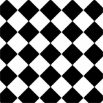 Benartex Kanvas Studio - Let's Play - Chess Board, Black/White