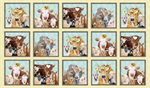 Elizabeth Studio - Happy Farm - Animals Blocks, Cream