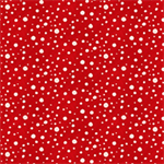 Quilting Treasures - Gnome For The Holiday - Dots, Red