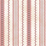 Maywood Studio - The Little Things - Stitched Ticking, Natural/Red
