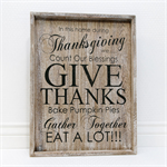 Wood Frame - ^Home, Thanksgiving^