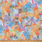 Hoffman California - Crafty Cats - Mosaic, Tutti Fruitti