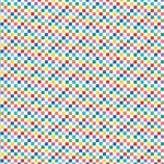 Riley Blake - Check Please! - 1/4^ Check, Rainbow