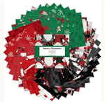 Wilmington Prints - 5 Karat Crystals - Snowy Gnomies - 42 - 5^ Squares