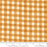 Moda - Harvest Wishes - Gingham, Light Pumpkin