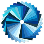 Robert Kaufman - KONA BOM: Color Patchwork Party, Sapphire