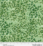 P & B Textiles - Tsuru - Swirling Leaves, Green