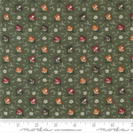 Moda - Fluttering Leaves - Small Floral, Evergreen