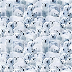 Windham Fabrics - Wild Kingdom - Polar White, Arctic