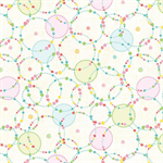 Blank Quilting - I'm All Ears - Circle Dots, White