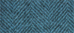 Wool Fat Quarter - Herringbone - Blue Topaz 16^ X 26^