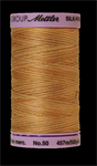 Mettler Thread - Silk Finish Cotton - 500 yd. - 50 Wt; Bleached Straw