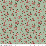 Riley Blake - Mistletoe & Holly - Floral, Sage