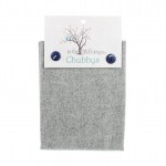 Wool Chubbys - Gray Heather - 16^ Square