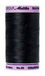 Mettler Thread - Silk-Finish 100% Cotton - 547 yds; 50 Wt. Black