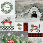 3 Wishes - Dreaming of a Farmhouse Christmas - Farmhouse Patch, Multi
