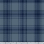Marcus Fabrics - Toolbox Primo Plaid Flannel - Cool Blues, Denim