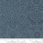 Moda - Decorum - Floral Damask, Blue