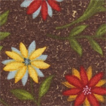 Windham - Folk Art - Flowers, Brown