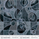 Windham Fabrics - Flora & Form - Orbit, Indigo Blue