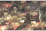 Hoffman Fabrics - Freedom Ring - 42.5^ x 29^ Americana Collage Panel, Sepia