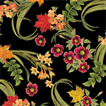 Kanvas Studio - Harvest Festival - Festive Floral, Black