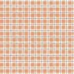P & B Textiles - Bountiful - Pumpkin Plaid, Orange
