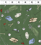 Clothworks - Tee Time! - Golf Gear, Forest