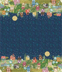 Moda - Paper Hamlet - Double Border, Midnight