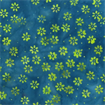 Anthology - Jewel Batiks - Daisy, Blue