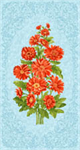 Exclusively Quilters - Simply Daisies - 24^ Poppy Panel, Sky Blue