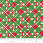 Moda - Snow Time - Vintage Plaid, Evergreen