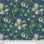 Free Spirit - Morris & Co - Golden Lily, Navy