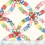 Windham - 108^ Quilt Back - Merry-Go-Round - Double Wedding Ring, Mult