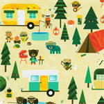 Robert Kaufman - Campground Critters - Summertime, Natural