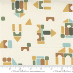 Moda - ABC...xyz - Geometric Blocks, Cream