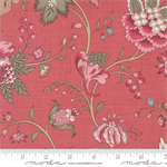 Moda - Antoinette - Cecile Florals, Faded Red