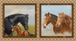 Studio E - Hold Your Horses - 2 - 20^ Pillow Panel, Multi