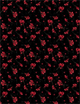Wilmington Prints - Cardinal Charm - Berries, Black