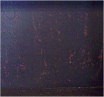 SHELF - MEDIUM OPEN TOWEL - BLACK OVER RED