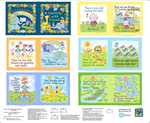 Quilting Treasures - Fabric Book - 36^ Counting With Friends Panel, Multi