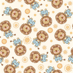 Henry Glass - Boho Buddies - Lions, Yellow