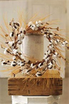 Wreath - Goldshire Pine & Cotton 24^