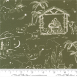 Moda - Silent Night - Guided By A Star Toile, Holly