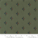 Moda - Fluttering Leaves - Daisy Duo, Evergreen