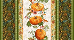 Studio E - Baskets Of Autumn Blessings - Stripe, Cream