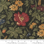 Moda - Wheatland - Florals, Black