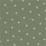 P & B Textiles - Woodland Whispers - Snowy Tonal Toss, Dark Sage