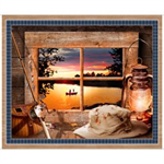 Quilting Treasures - Artworks XI - 36^  Sunset Lake Panel, Multi
