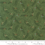 Moda - When Snow Falls - Tossed Greenery, Evergreen